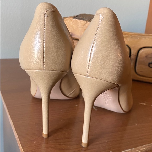 Schutz Lou High Stiletto Light Beige Pump - Picture 6 of 8